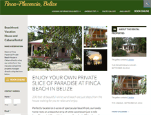 Tablet Screenshot of fincabeach.com